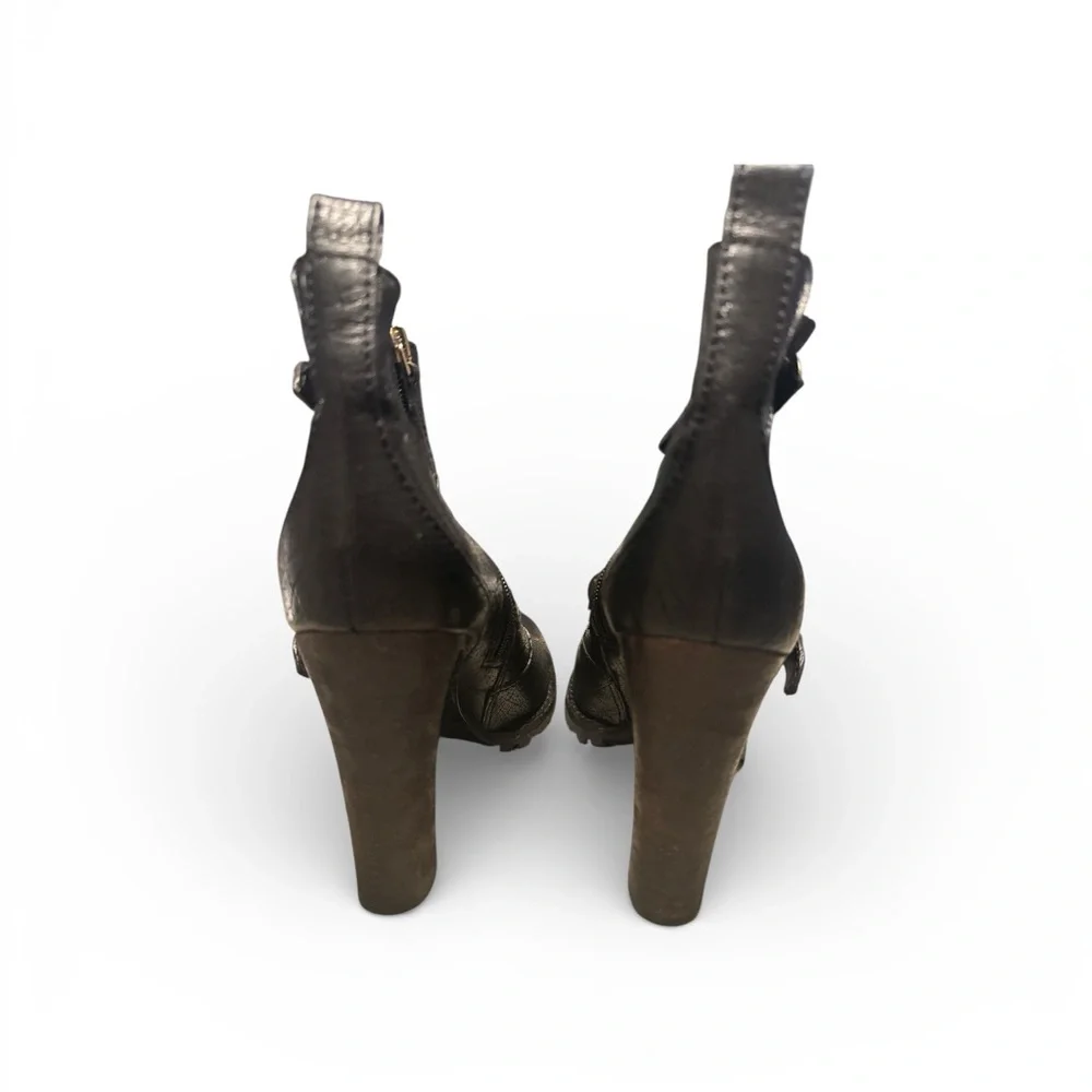 Tory Burch Leather Ankle Boots, Like New, Sz 9M